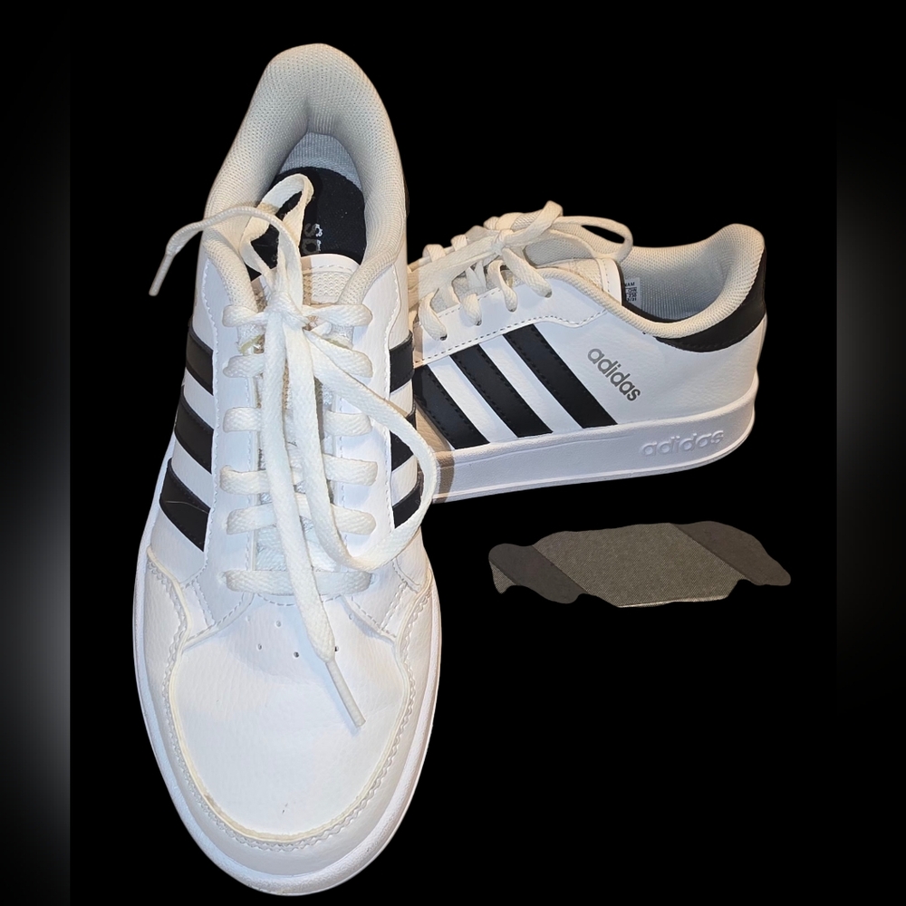 Adidas White and Black Sneakers